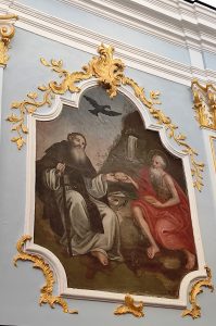 Cerami (Enna) - Sant'Antonio Abate e San Paolo di Tebe, Affresco